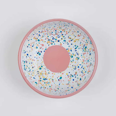 Kapka Enamel Wonder Wheel Bowl, Pink