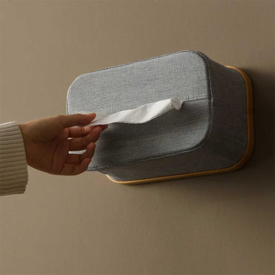 Gudee Esobi Wall Mounted tissue box, natural
