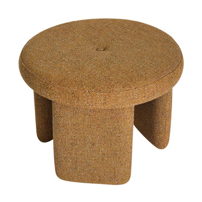 Hubsch Rocco Pouffe, ochre