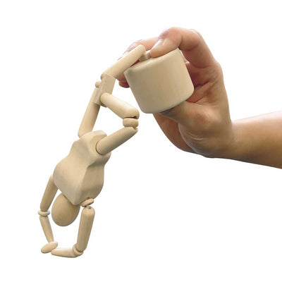 Kikkerland Yogi Push Puppet