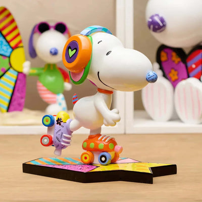 Romero Britto x Peanuts Snoopy Roller Skate Figure H18cm