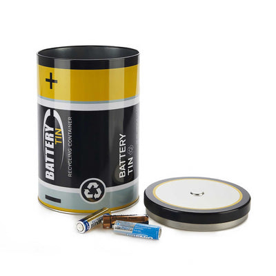 Balvi Waste Batteries tin container