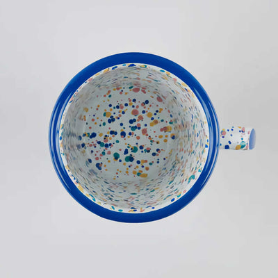 Kapka Enamel Wonder Wheel Long Mug, Blue