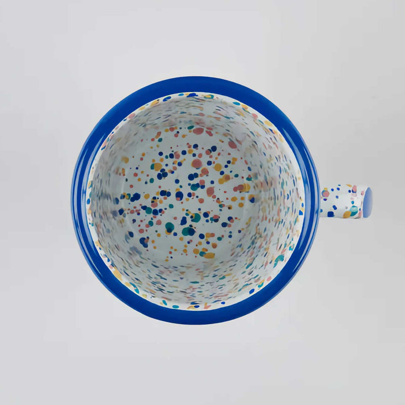 Kapka Enamel Wonder Wheel Long Mug, Blue