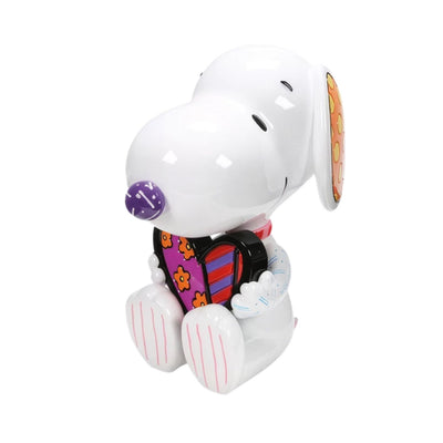 Romero Britto Peanuts Snoopy heart statue
