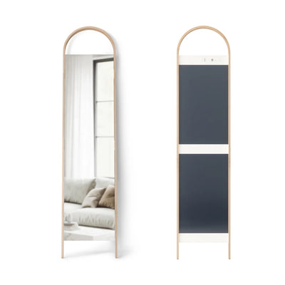 Umbra Bellwood leaning mirror, natural