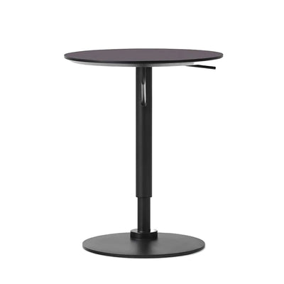 Audo Copenhagen Branch adjustable side table, linoleum charcoal