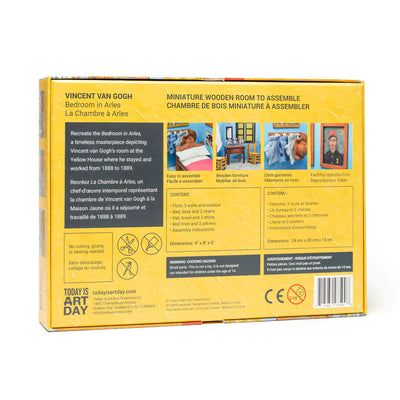 Today is Art Day Bedroom in Arles Miniature Wooden Room