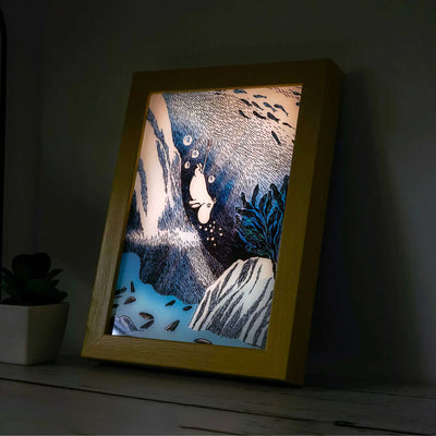 Hashy Moomin Wall Light, Ocean