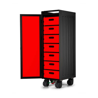 Bordbar Voyager Neonblack Airline Trolley incl. storage equipment