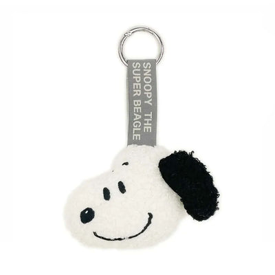 Peanuts Snoopy Mascot face tag, grey