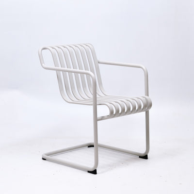refurbished | Hay Palissade Cantilever dining armchair, sky grey