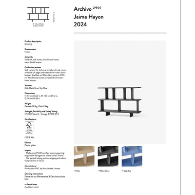 &Tradition Archivo JH44 shelving