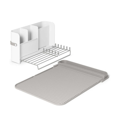 Umbra Sling Dish Rack, white/grey