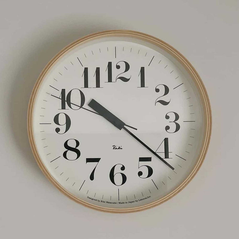 Lemnos Riki Clock RC, Natural