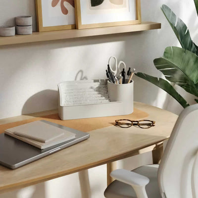 Umbra Stream tabletop water fountain, Sand