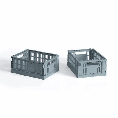 Hay Colour Crate Mini Set of 2, dusty blue