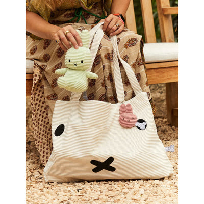 Bon Ton Toys Miffy Corduroy shopping bag, Cream