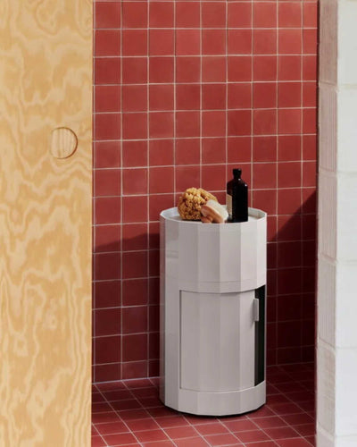 HAY Facet High cabinet, misty grey