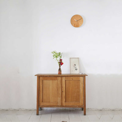 Lemnos CARA wall clock, orange