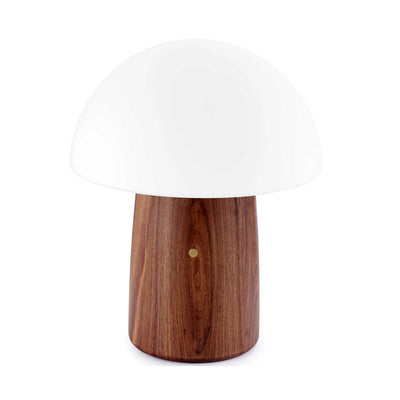 Gingko Alice portable table lamp, walnut