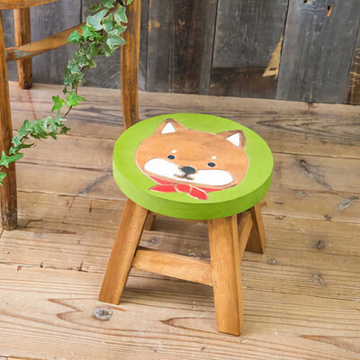 Acacia Wood mini stool, shiba