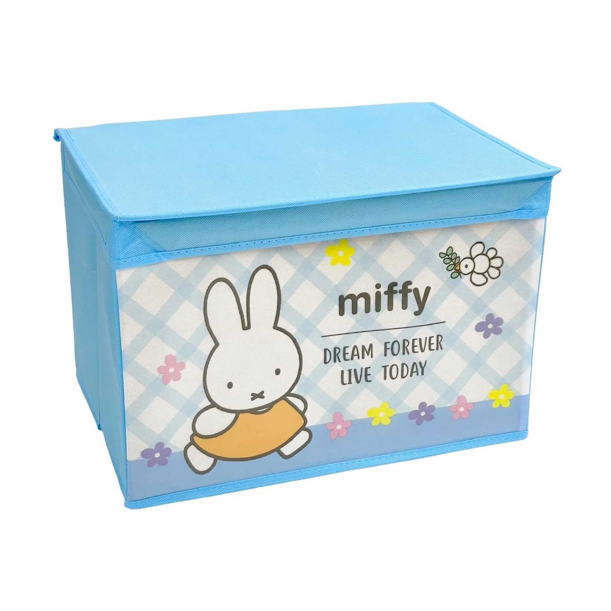 Miffy Storage Box (w38xd26xh26cm) , Blue