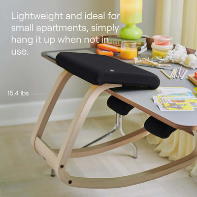 Varier Variable™ kneeling chair, grey/natural