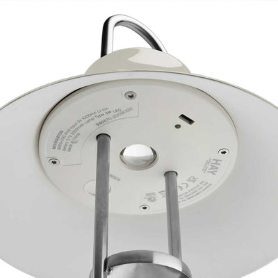 HAY Mousqueton rechargeable lamp, oyster