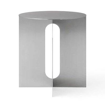 Audo Copenhagen Andgrogne side table, brushed steel