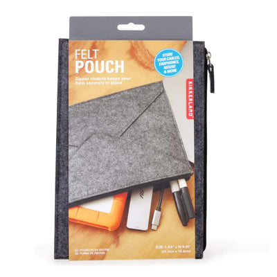 Kikkerland Felt Zippered Sleeve