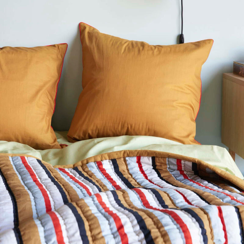 Hubsch Pavilion plaid, strip orchre/multicolor