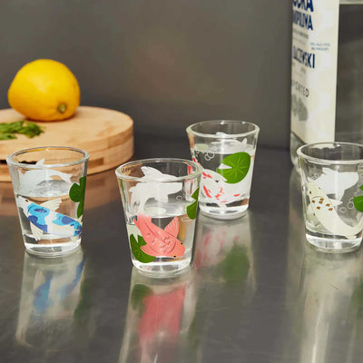 Kikkerland Design Koi Morph Shot Glasses