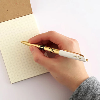 Miffy 70th anniversary brass ballpoint pen