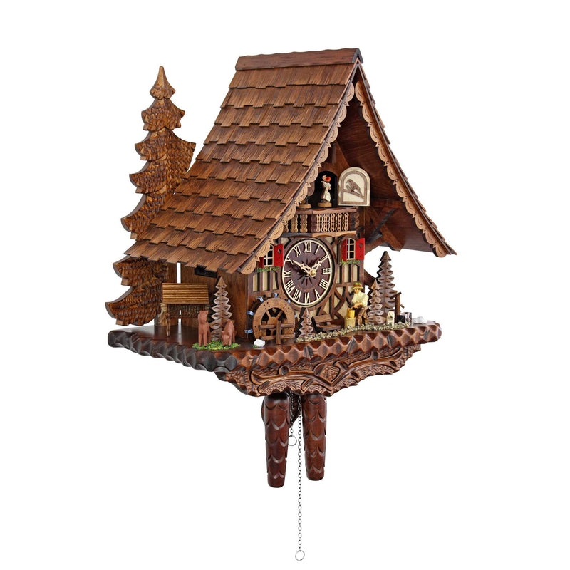 Engstler Quartz Cuckoo Clock The Busy Wood Chopper
