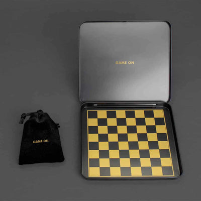 Luckies Iron & Glory Game On Magnetic Travel Chess Set