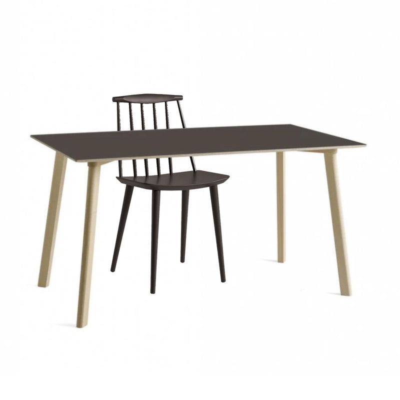 HAY Cph Deux 210 table L140xW75 & J77 beech wood chair