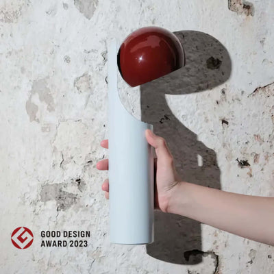 Fine Lumens Mono rechargeable lamp, rust/sky