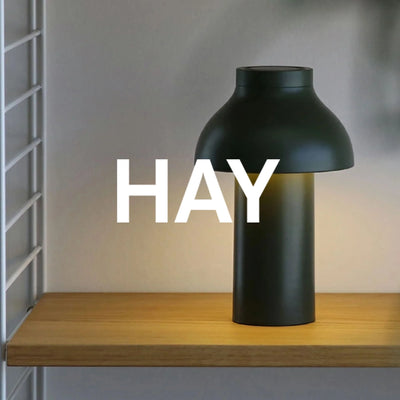 Hay PC Portable rechargeable lamp, cream white