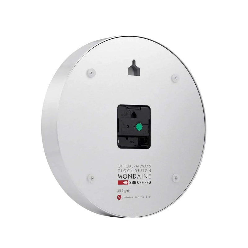 Mondaine wall clock ø25, silver