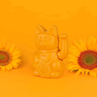 Donkey Lucky Cat, deep yellow