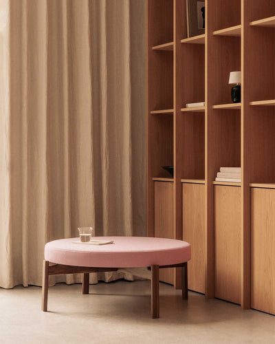 Audo Copenhagen Passage Pouf Natural Oak Base