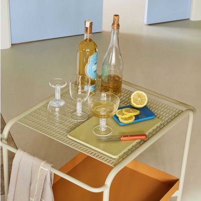 Hübsch Amare trivets small (set of 2), blue/orange