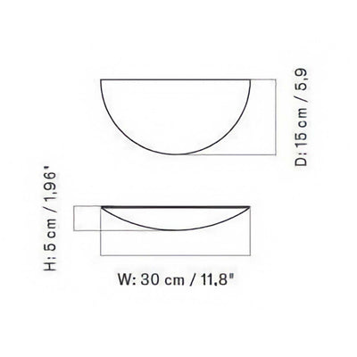 Audo Copenhagen Gridy Fungi shelf medium, black oak