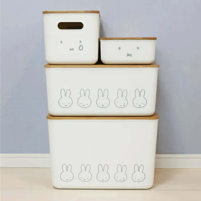 Miffy bamboo storage case with lid Medium