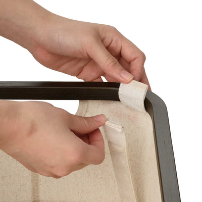 Gudee Frasa basket rectangular, beige