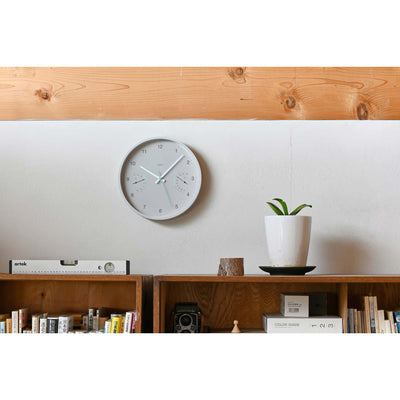 Lemnos BROTE wall clock, grey
