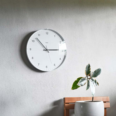 Lemnos Biome wall clock, snow
