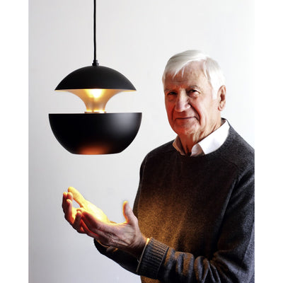 DCW Here Comes The Sun pendant lamp Ø45, Black/Copper