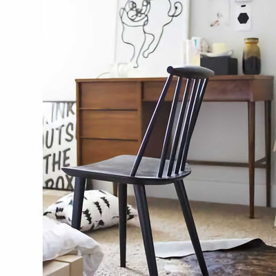 HAY J77 beech wood chair, Stone grey